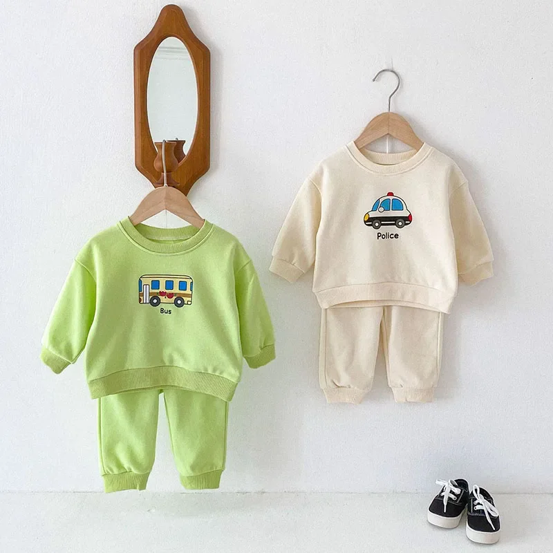 2024 Autumn New Baby Casual Sports Set Boy Girl Long Sleeve Cartoon Car Sweatshirt + Pants 2pcs Suit Infant Toddler Outfits
2024 Autumn New Baby Casual Sports Set Boy Girl Long Sleeve Cartoon Car Sweatshirt + Pants 2pcs Suit Infant Toddler Outfits