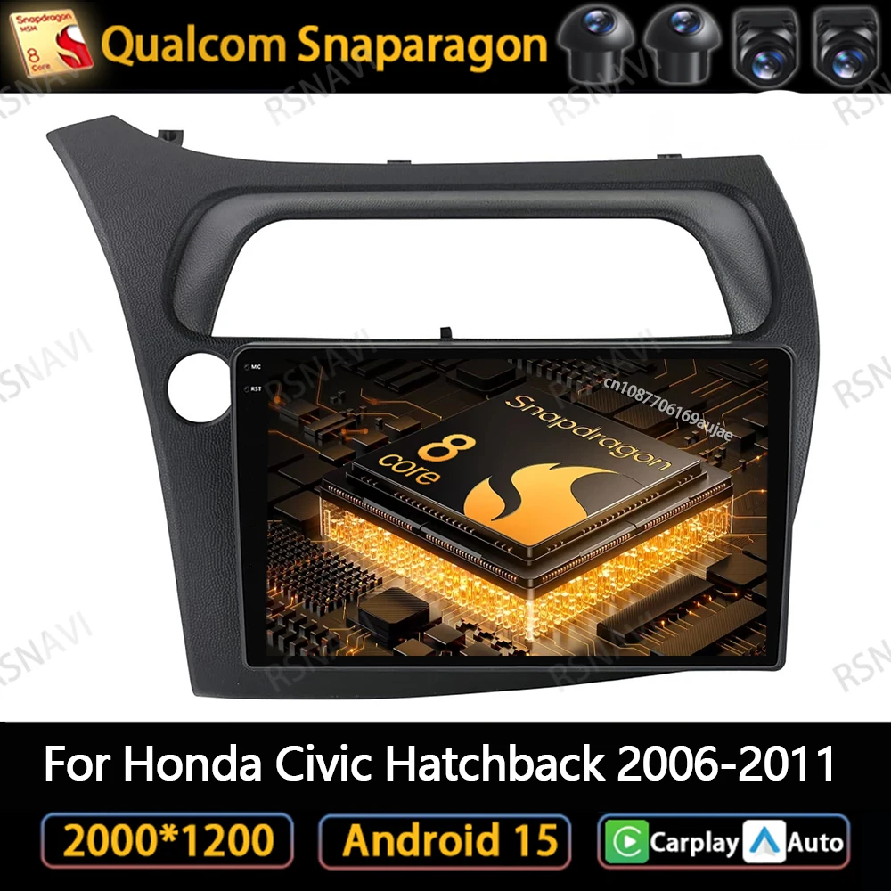 Android 15 Car Radio For Honda Civic Hatchback 2006-2011 Stereo GPS Navigation 5G WIFI Multimedia Car Radio DVD QLED Head Unit
Android 15 Car Radio For Honda Civic Hatchback 2006-2011 Stereo GPS Navigation 5G WIFI Multimedia Car Radio DVD QLED Head Unit