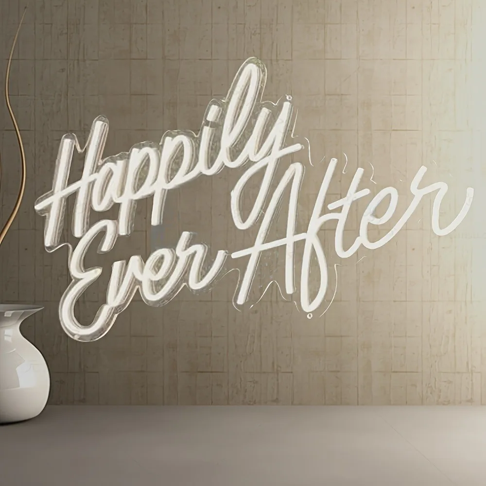 Светодиодная неоновая вывеска «Happily Even Alter», идеально подходит для украшения комнат, баров, магазинов, клубов, неоновая художественная вывеска, многофункциональное освещение
Светодиодная неоновая вывеска «Happily Even Alter», идеально подходит для украшения комнат, баров, магазинов, клубов, неоновая художественная вывеска, многофункциональное освещение