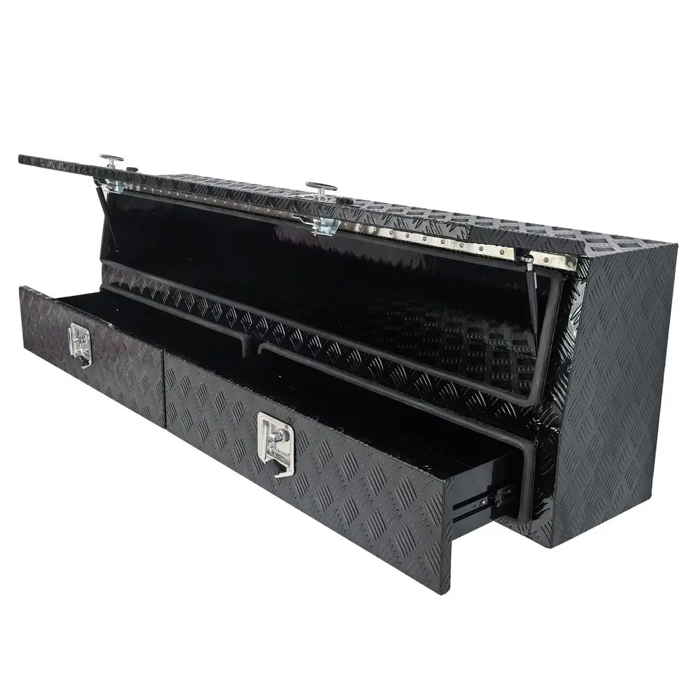 72 Aluminum Contractor Tool Box with Doors amp Drawers, 13.5 x 21 Inches Pro Series Top Side Storage for Professionals
72 Aluminum Contractor Tool Box with Doors amp Drawers, 13.5 x 21 Inches Pro Series Top Side Storage for Professionals