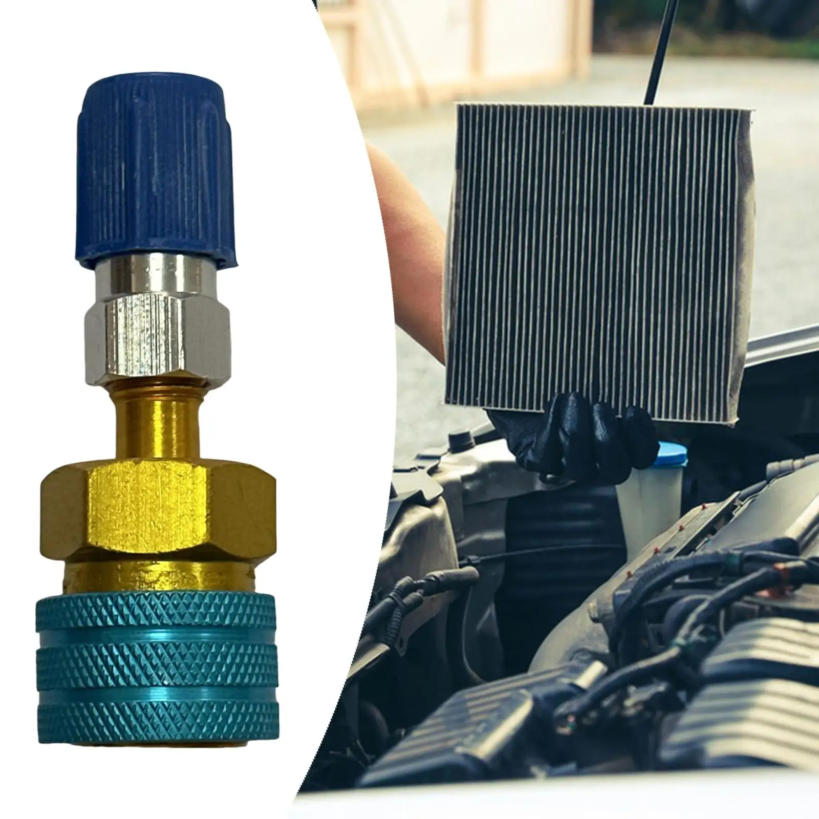 Generic R1234yf Adapter for Car Air Conditioning System Car Air Fitting
Generic R1234yf Adapter for Car Air Conditioning System Car Air Fitting