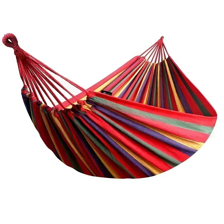 Portable Outdoor Hammock Garden Sports Home Travel Camping Swing Canvas Stripe Hang Bed Hammock
Portable Outdoor Hammock Garden Sports Home Travel Camping Swing Canvas Stripe Hang Bed Hammock