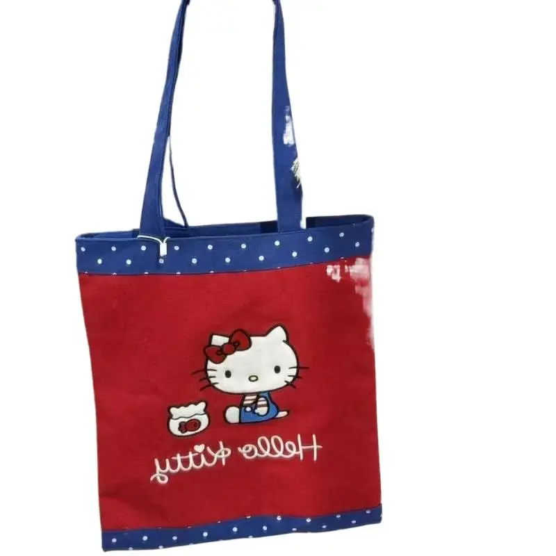 KT Cat Shoulder Bag Large Capacity Canvas Bag Versatile Commuter Handbag Personality Casual Tote Bags Shopping Bags
KT Cat Shoulder Bag Large Capacity Canvas Bag Versatile Commuter Handbag Personality Casual Tote Bags Shopping Bags