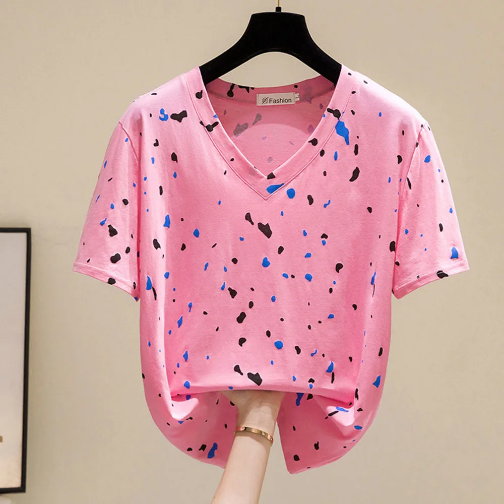 Women's 100% Cotton Graffiti Tops Female Casual T Shirts Clothing Summer Fashion Tops 2022 New 4XL 40-100KG
Women's 100% Cotton Graffiti Tops Female Casual T Shirts Clothing Summer Fashion Tops 2022 New 4XL 40-100KG