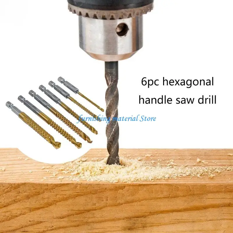 Y5GD Multipurpose 6Pcs Hexagonal Shank Drills for Professional and Projects Alloy Steel
Y5GD Multipurpose 6Pcs Hexagonal Shank Drills for Professional and Projects Alloy Steel