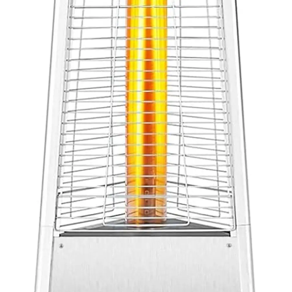 Пропановый обогреватель для патио в форме пирамиды 42,000 БТЕ с защитными функциями, кварцевым стеклом и колесами
Пропановый обогреватель для патио в форме пирамиды 42,000 БТЕ с защитными функциями, кварцевым стеклом и колесами