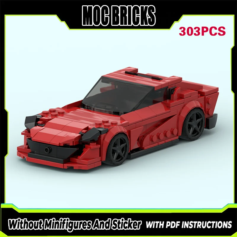 Модель гоночного автомобиля Speed Racing Car MOC, конструктор из строительных блоков, 812 Superfast Hypercar, модульная технология, подарки, праздничный набор для сборки, детские игрушки.
Модель гоночного автомобиля Speed Racing Car MOC, конструктор из строительных блоков, 812 Superfast Hypercar, модульная технология, подарки, праздничный набор для сборки, детские игрушки.