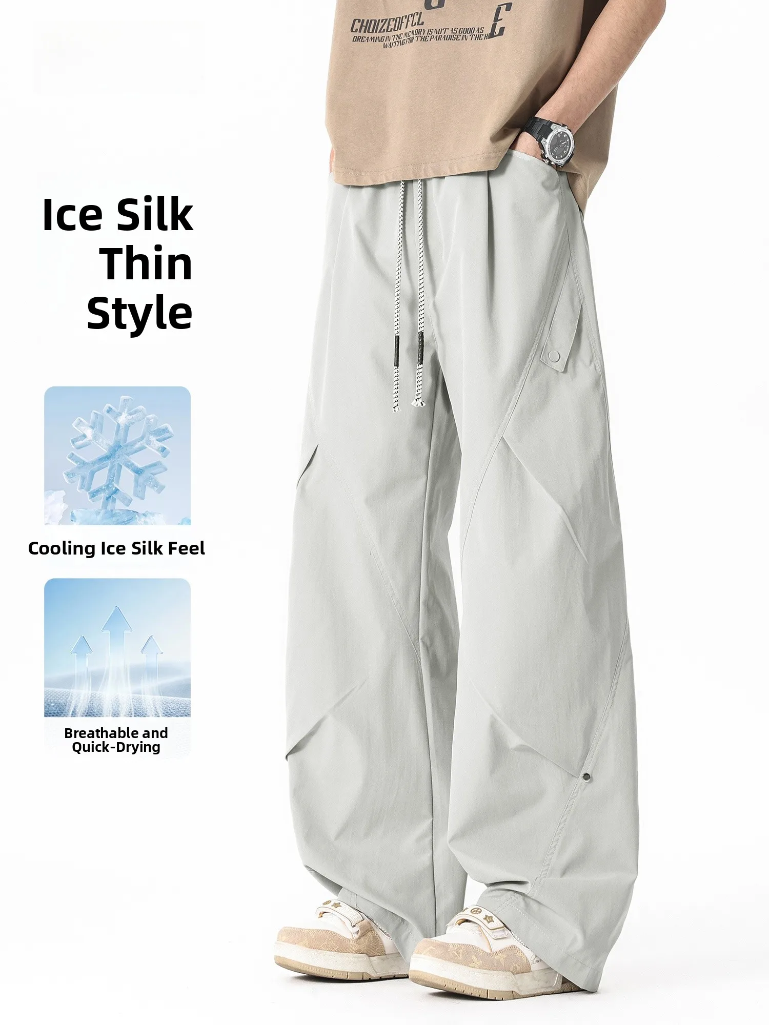 Warrior American Sle Foldable Ice Silk Paratrooper Pants Men Summer Thin New Cool Sensation Breathable Qui Dry Sports Tro...
Warrior American Sle Foldable Ice Silk Paratrooper Pants Men Summer Thin New Cool Sensation Breathable Qui Dry Sports Tro...