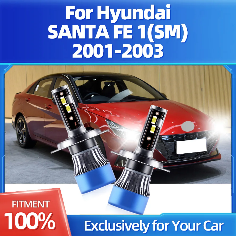 2PCS H4 Headlight Bulbs Car LED Headlight 12V CSP Chips Super Bright Auto Lamp For Hyundai SANTA FE 1(SM) 2001 2002 2003
2PCS H4 Headlight Bulbs Car LED Headlight 12V CSP Chips Super Bright Auto Lamp For Hyundai SANTA FE 1(SM) 2001 2002 2003
