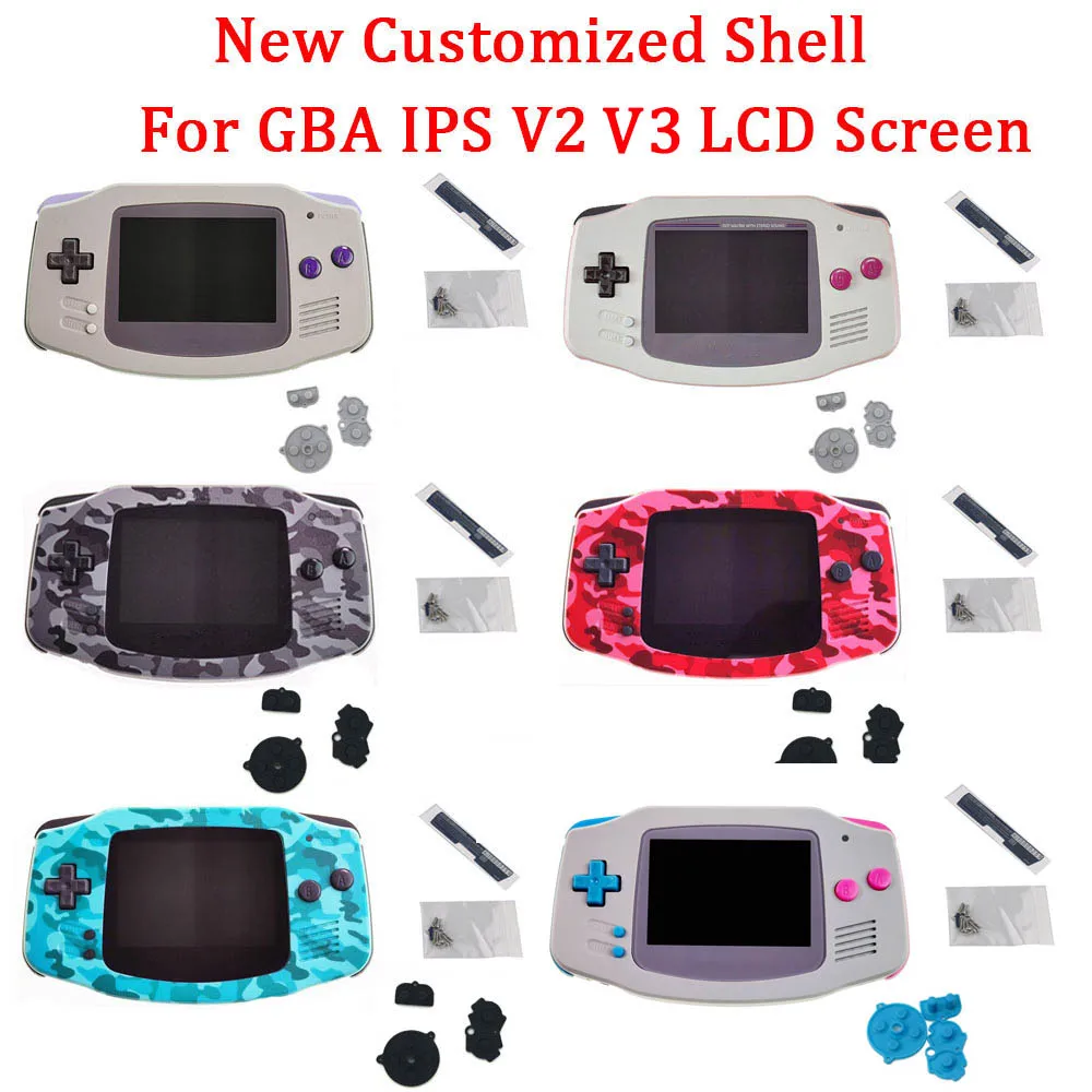 Новый корпус IPS для GBA IPS V2 V3, наборы ЖК-экранов, оболочка для GAMEBOY ADVANCE SNES, оболочка с оригинальным стеклянным оформлением
Новый корпус IPS для GBA IPS V2 V3, наборы ЖК-экранов, оболочка для GAMEBOY ADVANCE SNES, оболочка с оригинальным стеклянным оформлением