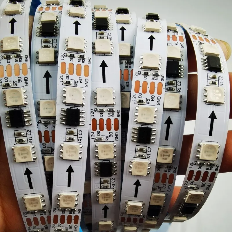 5M DC12V MT16703 Пиксельная светодиодная лента с индивидуальной адресацией Аналогичные светодиодные фонари WS2815 RGB с двойным сигналом 4-контактный IP30 65 67
5M DC12V MT16703 Пиксельная светодиодная лента с индивидуальной адресацией Аналогичные светодиодные фонари WS2815 RGB с двойным сигналом 4-контактный IP30 65 67