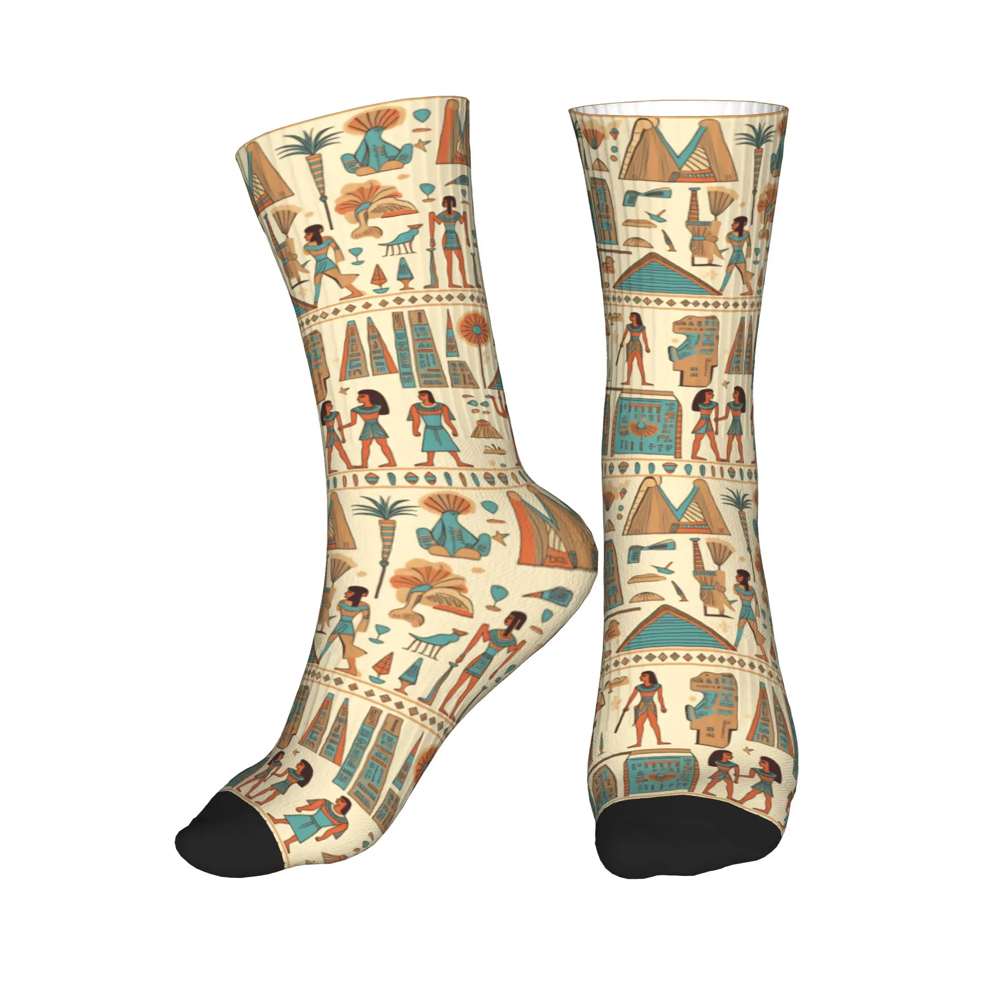 Fashion Print Egyptian Pyramids Hieroglyphs Pharaohs Gods Symbols Socks for Men Women Stretchy Summer Autumn Winter Crew Socks
Fashion Print Egyptian Pyramids Hieroglyphs Pharaohs Gods Symbols Socks for Men Women Stretchy Summer Autumn Winter Crew Socks