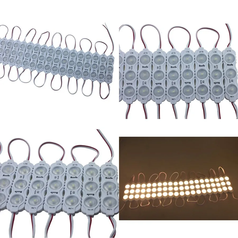 Super Bright 200pcs New Model 2835 3 LED Module 120-150LM Per Module Waterproof Decorative Light for Letter Sign Advertising Si
Super Bright 200pcs New Model 2835 3 LED Module 120-150LM Per Module Waterproof Decorative Light for Letter Sign Advertising Si