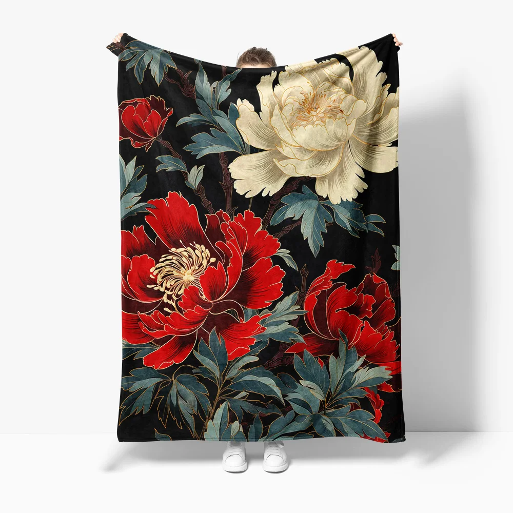 Флисовое одеяло с цветочным принтом, темно-серая, черная, роза, пион, принт, диван-кровать, декоративная наволочка, подарок
Флисовое одеяло с цветочным принтом, темно-серая, черная, роза, пион, принт, диван-кровать, декоративная наволочка, подарок