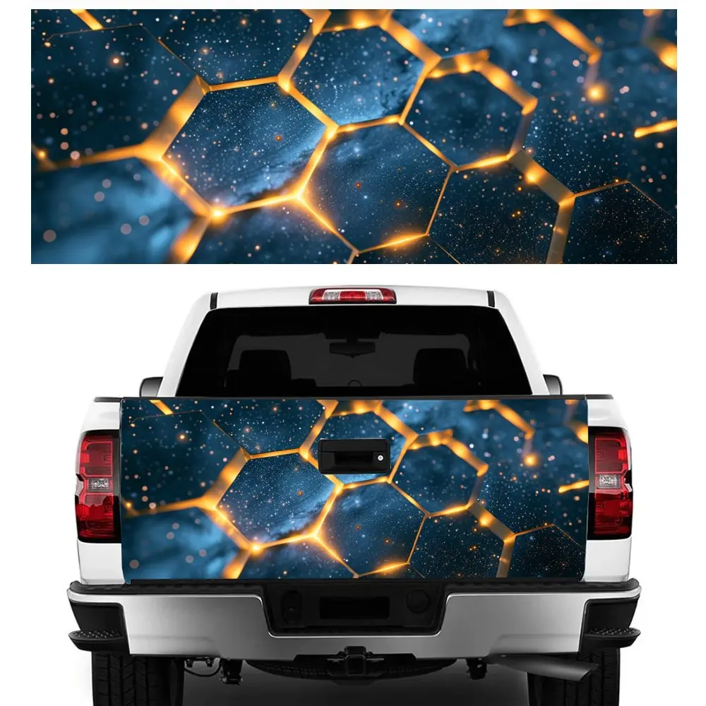 Hexagonal Starry Sky Flame Car Tail Trunk Protect Vinly Decal Auto Accessories DIY Hood Decoration Sticker for Off-road Pickup
Hexagonal Starry Sky Flame Car Tail Trunk Protect Vinly Decal Auto Accessories DIY Hood Decoration Sticker for Off-road Pickup