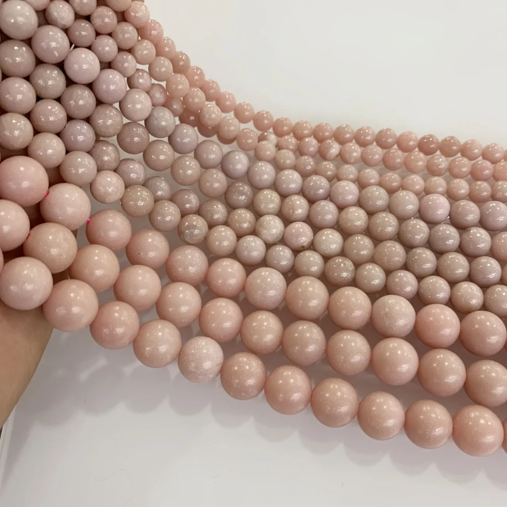 4/6/8/10/12mm Wholesale Natural Stone Round pink opal Jade Loose Spacer Beads for Jewelry Making DIY Bracelets Necklace Accessor
4/6/8/10/12mm Wholesale Natural Stone Round pink opal Jade Loose Spacer Beads for Jewelry Making DIY Bracelets Necklace Accessor