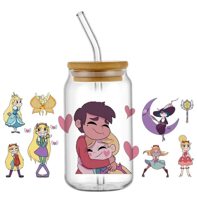 Miniso Disney Star Vs The Forces Of Evil Pattern Libbey Glass Beer Can Tumbler Transfer Stickers Waterproof 16oz UV DTF Cup Wrap
Miniso Disney Star Vs The Forces Of Evil Pattern Libbey Glass Beer Can Tumbler Transfer Stickers Waterproof 16oz UV DTF Cup Wrap
