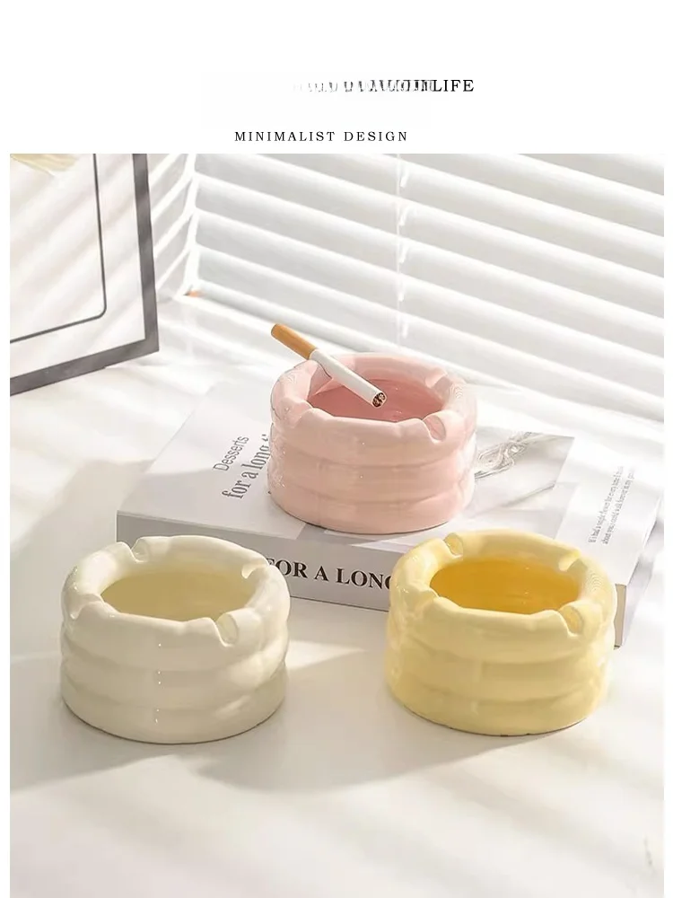 Tlife Sense Creative Ceramic Ashtray Simple Minimalist Living Room Decoration Anti-Dust Beautiful Sensation Fashionable Gift
Tlife Sense Creative Ceramic Ashtray Simple Minimalist Living Room Decoration Anti-Dust Beautiful Sensation Fashionable Gift