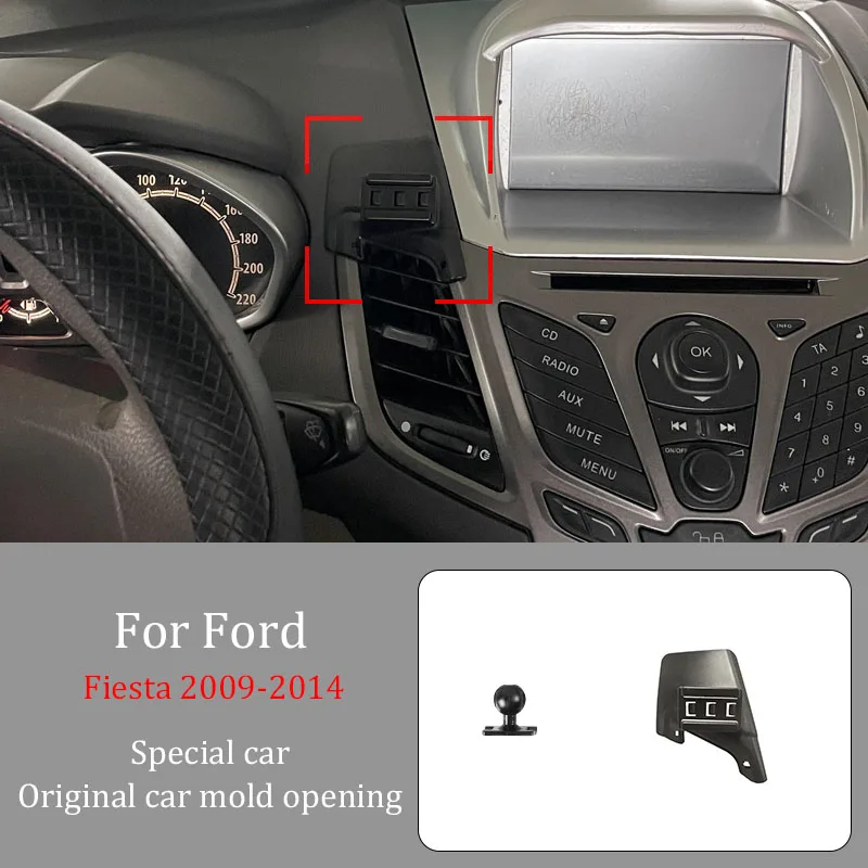 Для Ford Fiesta 2009-2014 Автомобильный держатель телефона Беспроводное зарядное устройство с автоматическим зажимом 360° ° Вращающийся навигационный кронштейн
Для Ford Fiesta 2009-2014 Автомобильный держатель телефона Беспроводное зарядное устройство с автоматическим зажимом 360° ° Вращающийся навигационный кронштейн