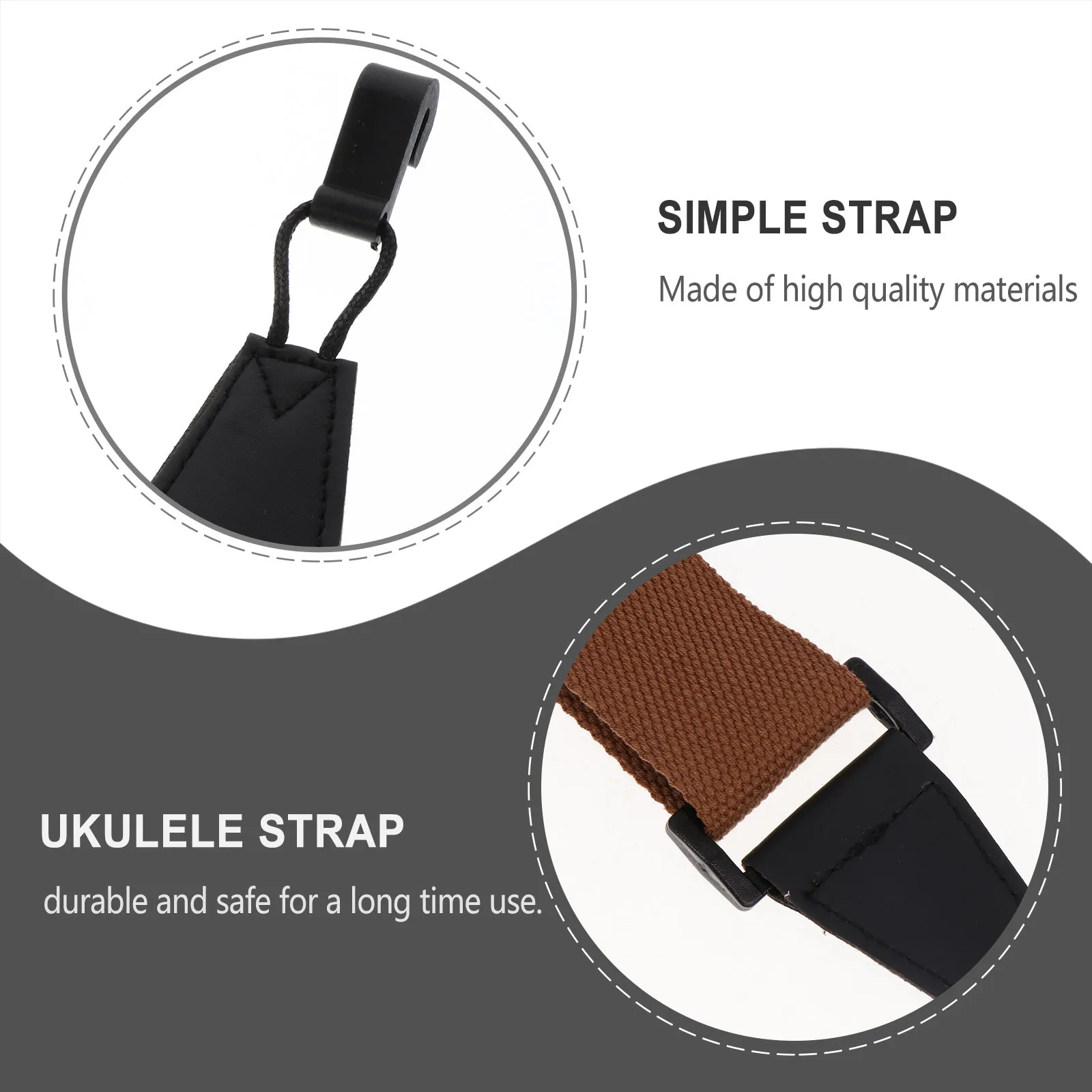Non-Punching Ukulele Strap Durable Fabric Instrument Accessory Adjustable Soft Shoulder Belt For Hawaiian Guitar Bass Classical
Non-Punching Ukulele Strap Durable Fabric Instrument Accessory Adjustable Soft Shoulder Belt For Hawaiian Guitar Bass Classical