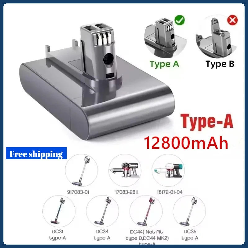 НОВЫЙ литий-ионный вакуумный аккумулятор 22,2 В, 12800 мАч для Dyson DC35, DC45 DC31, DC34, DC44, DC31 Animal, DC35 Animal, 917083-01.
НОВЫЙ литий-ионный вакуумный аккумулятор 22,2 В, 12800 мАч для Dyson DC35, DC45 DC31, DC34, DC44, DC31 Animal, DC35 Animal, 917083-01.