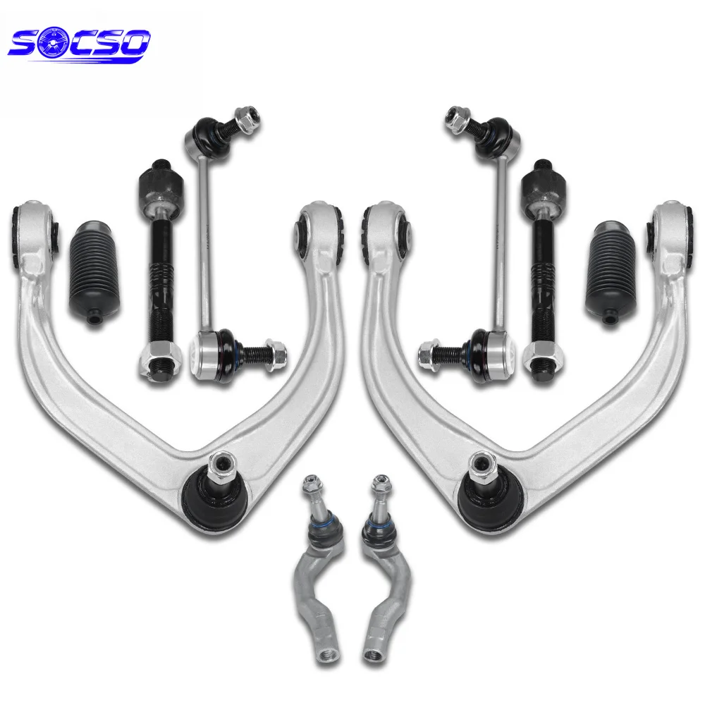 10PCS Front Upper Control Arm Kit for Volvo XC60 2018-2021 XC90 2016-21 Tie Rods Stabilizer Bar Link 31360630 31429233
10PCS Front Upper Control Arm Kit for Volvo XC60 2018-2021 XC90 2016-21 Tie Rods Stabilizer Bar Link 31360630 31429233