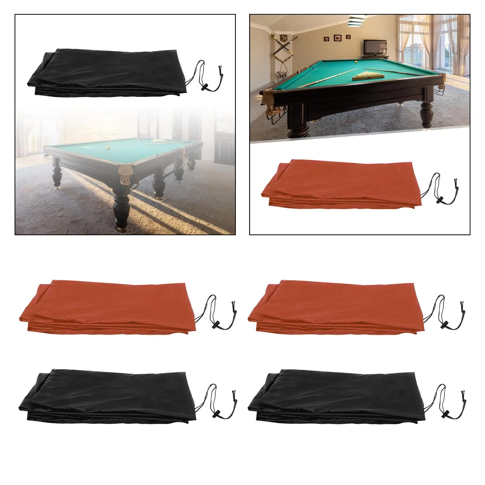 Billiard Pool Table Rain Cover with Drawstring Snooker Table Cover for Indoor
Billiard Pool Table Rain Cover with Drawstring Snooker Table Cover for Indoor