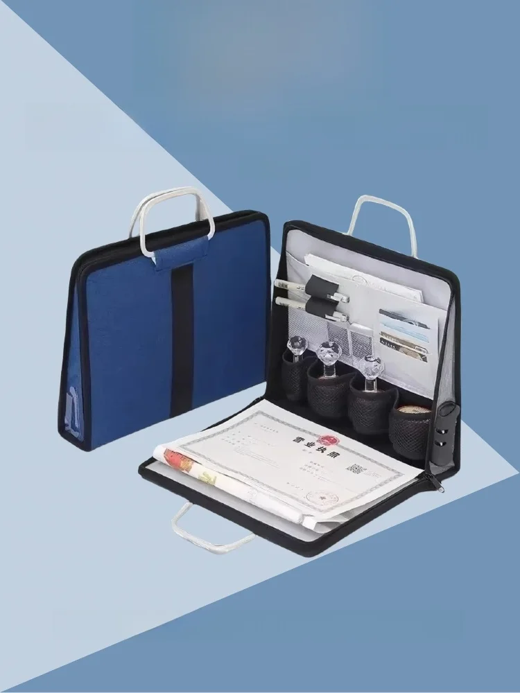 Вместительная портативная сумка-портфель для документов с кодовым замком, органайзер для хранения, держатель для карт из синтетической кожи
Вместительная портативная сумка-портфель для документов с кодовым замком, органайзер для хранения, держатель для карт из синтетической кожи