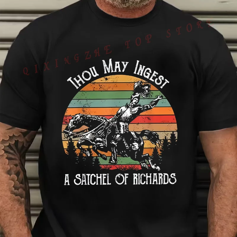 Мужская повседневная футболка с коротким рукавом — футболка с графическим принтом «Я мог бы съесть пакетик Ричардса», новые мужские топы с коротким рукавом
Мужская повседневная футболка с коротким рукавом — футболка с графическим принтом «Я мог бы съесть пакетик Ричардса», новые мужские топы с коротким рукавом