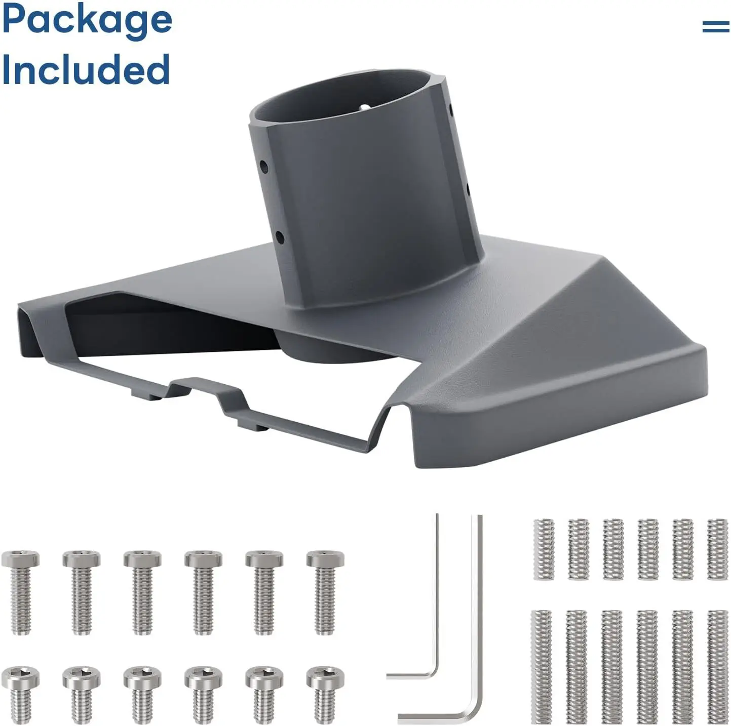 Starlink Gen 3 Pipe Adapter Gray Stainless Steel 3 Pole Mount Bracket Not Include Pole
Starlink Gen 3 Pipe Adapter Gray Stainless Steel 3 Pole Mount Bracket Not Include Pole