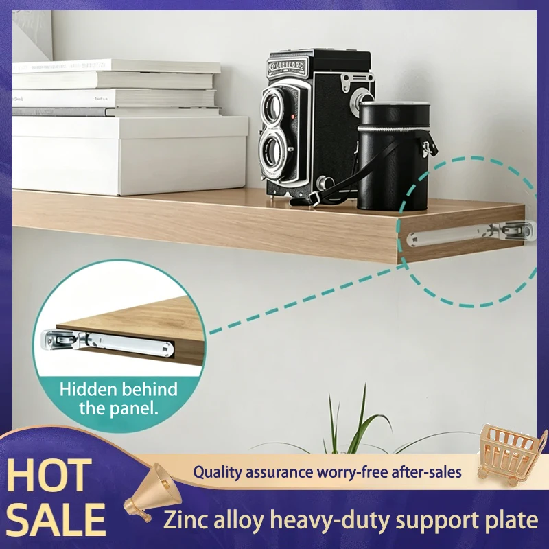 Zinc Alloy Heavy Duty Invisible Adjustable Shelf Bracket Wall Mounted Expansion Pin Support For Furniture High Quality Home
Zinc Alloy Heavy Duty Invisible Adjustable Shelf Bracket Wall Mounted Expansion Pin Support For Furniture High Quality Home