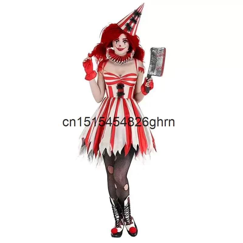 Halloween Carnival Stage Performance Party Female Evil Circus Joker Plays Cosplay Costume
Halloween Carnival Stage Performance Party Female Evil Circus Joker Plays Cosplay Costume