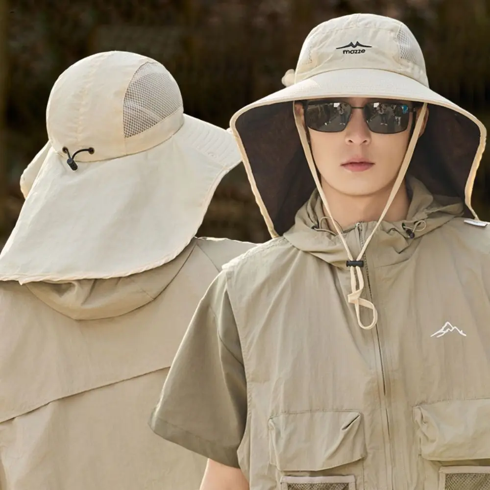Breathable Mesh Men Fishing Hat Sunscreen Mountaineering Male Fisherman Cap Wide Brim UV Protection Foldable Bucket Hat Women
Breathable Mesh Men Fishing Hat Sunscreen Mountaineering Male Fisherman Cap Wide Brim UV Protection Foldable Bucket Hat Women