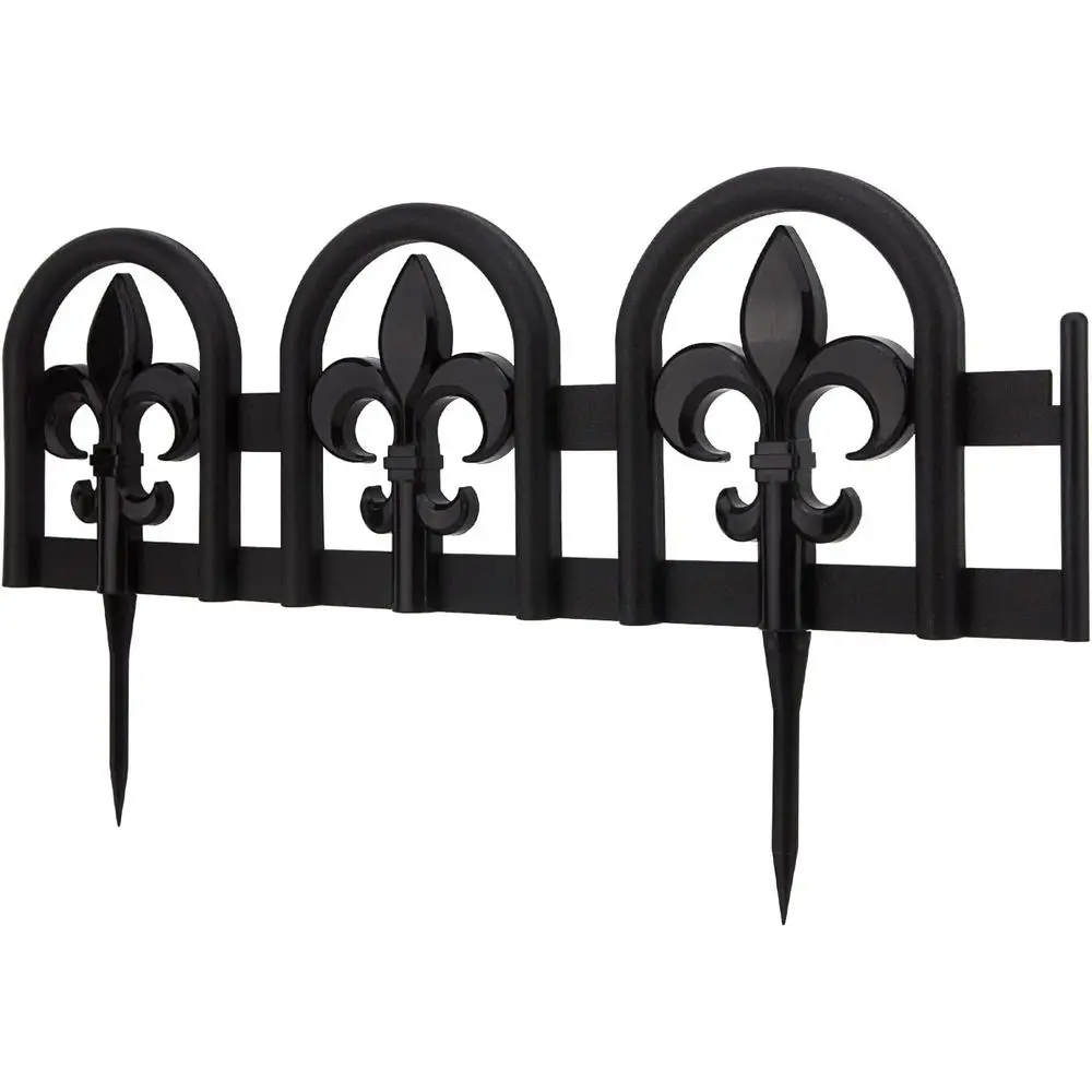 Plastic Garden Border Edging, Wrought Iron Style, 15pcs Set, 20ft Lawn Landscape Liner, Decorative Panels
Plastic Garden Border Edging, Wrought Iron Style, 15pcs Set, 20ft Lawn Landscape Liner, Decorative Panels