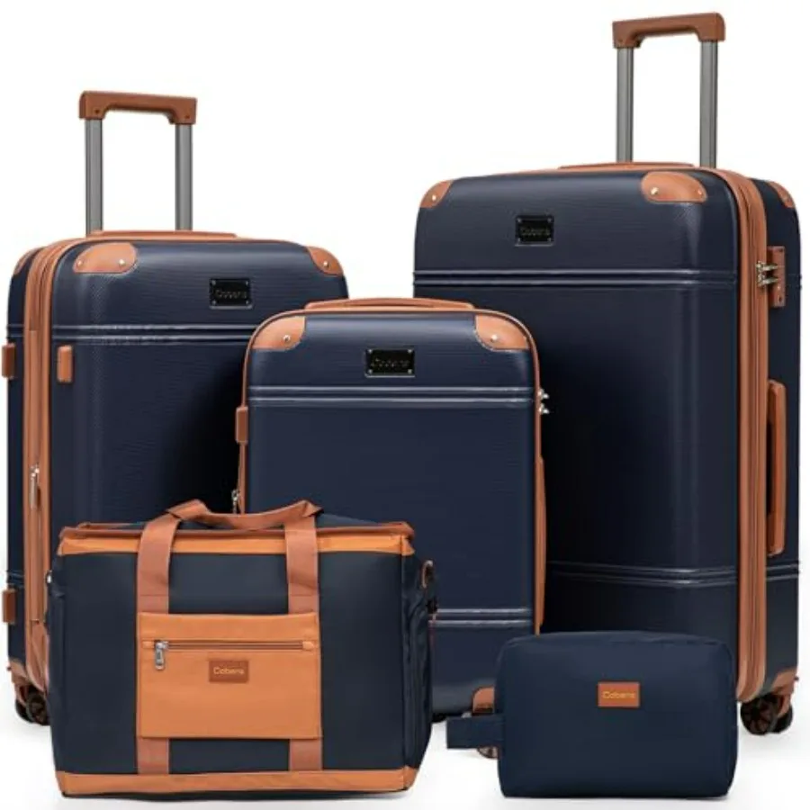 Expandable Luggage Sets 5 Pcs with Detachable Spinner Wheels and TSA Lock, ABS Hard Case Suitcases with Wheels, Carry On Luggag
Expandable Luggage Sets 5 Pcs with Detachable Spinner Wheels and TSA Lock, ABS Hard Case Suitcases with Wheels, Carry On Luggag