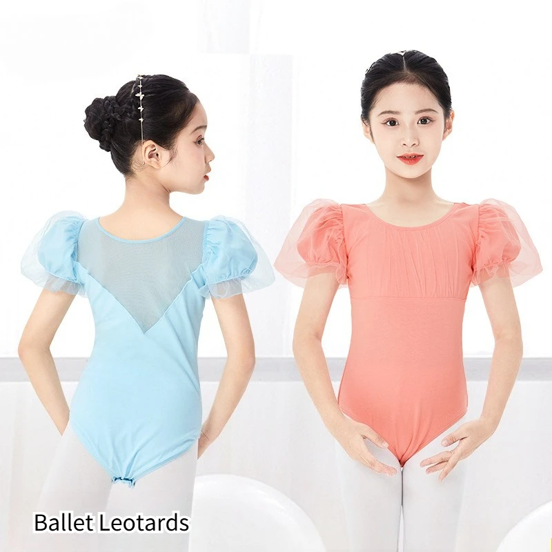 Ballet Leotard Double-layer Puff Sleeve Dance Practice Gymnastics Leotard Tulle-Paneled One-Piece Outfits Ballet Training Wear
Ballet Leotard Double-layer Puff Sleeve Dance Practice Gymnastics Leotard Tulle-Paneled One-Piece Outfits Ballet Training Wear