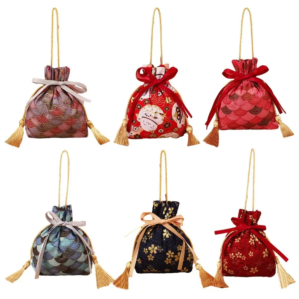Sakura Floral Canvas Flower Drawstring Bag Stripe Satin Bow Bowknot Tassel Handbag Wedding Candy Bag Jewerly Packing Bag
Sakura Floral Canvas Flower Drawstring Bag Stripe Satin Bow Bowknot Tassel Handbag Wedding Candy Bag Jewerly Packing Bag