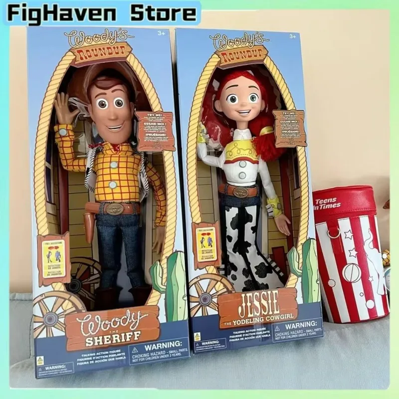 Cartoon Cowgirl Talking Action Figure With Sound Function Movable Joint Cloth Outfit Doll Desktop Decoration Collection Mode
Cartoon Cowgirl Talking Action Figure With Sound Function Movable Joint Cloth Outfit Doll Desktop Decoration Collection Mode