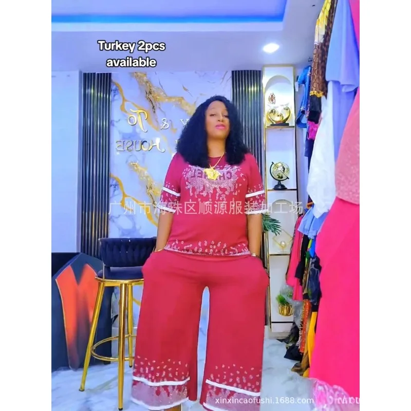 2 Piece Women Set Dashiki African Clothes Fashion Short Sleeve Denim Top And Pants Suit Party Matching Sets Summer Autumn 2026
2 Piece Women Set Dashiki African Clothes Fashion Short Sleeve Denim Top And Pants Suit Party Matching Sets Summer Autumn 2026