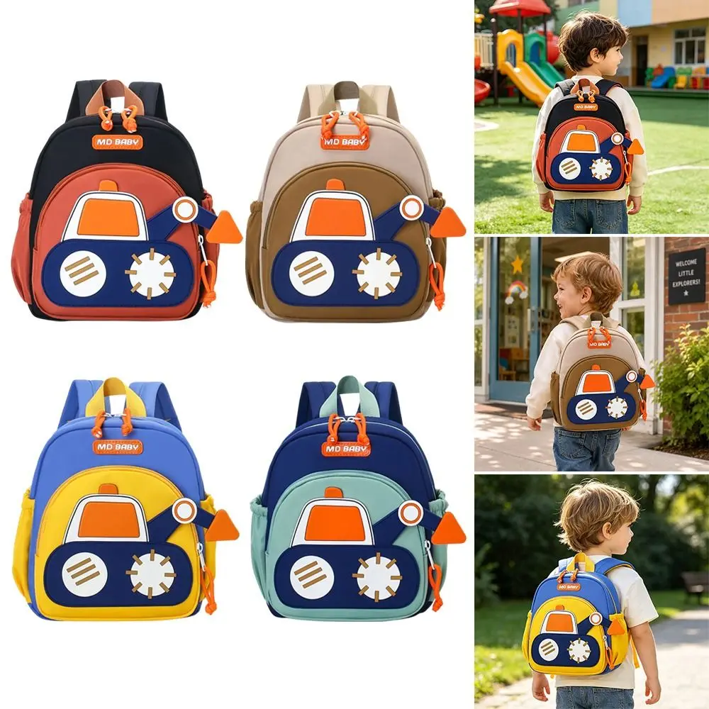 Mini Toddler Backpack for Boys Water Resistant Alleviate Burden Kindergarten Backpack Cartoon Excavators Wear-resisting
Mini Toddler Backpack for Boys Water Resistant Alleviate Burden Kindergarten Backpack Cartoon Excavators Wear-resisting