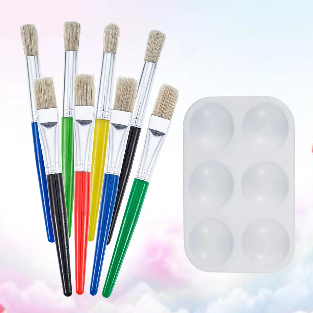 4Pcs Oil Paint Brush Set Durable Bristle Brushes for Acrylic Watercolor Gouache Artistic Painting Accessories Bristle Paintbrush 
4Pcs Oil Paint Brush Set Durable Bristle Brushes for Acrylic Watercolor Gouache Artistic Painting Accessories Bristle Paintbrush