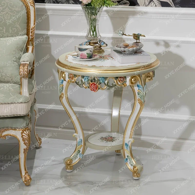 YYsolid wood luxury hand-painted flower sticker gold foil blue small corner villa living room
YYsolid wood luxury hand-painted flower sticker gold foil blue small corner villa living room