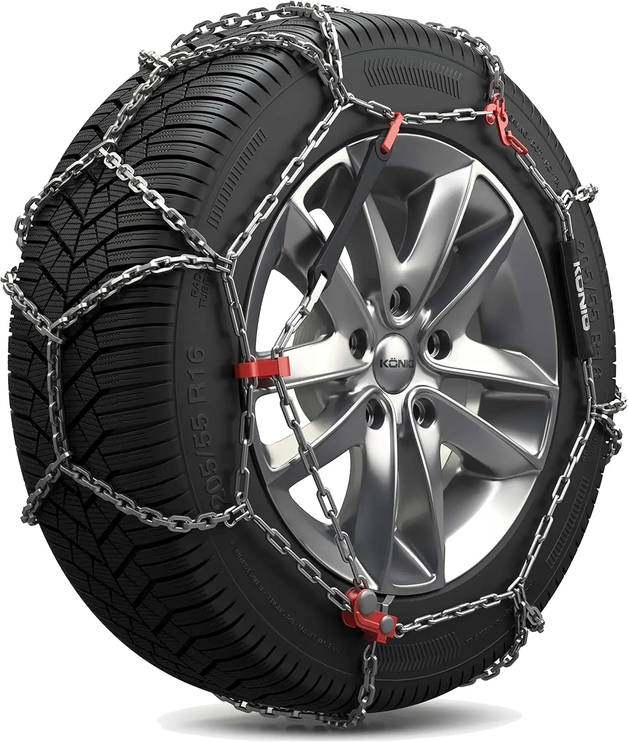 Snow Chains Set of 2 - Universal Fit for Tires 14-18 Inches, Easy Installation & Durable Safety
Snow Chains Set of 2 - Universal Fit for Tires 14-18 Inches, Easy Installation & Durable Safety