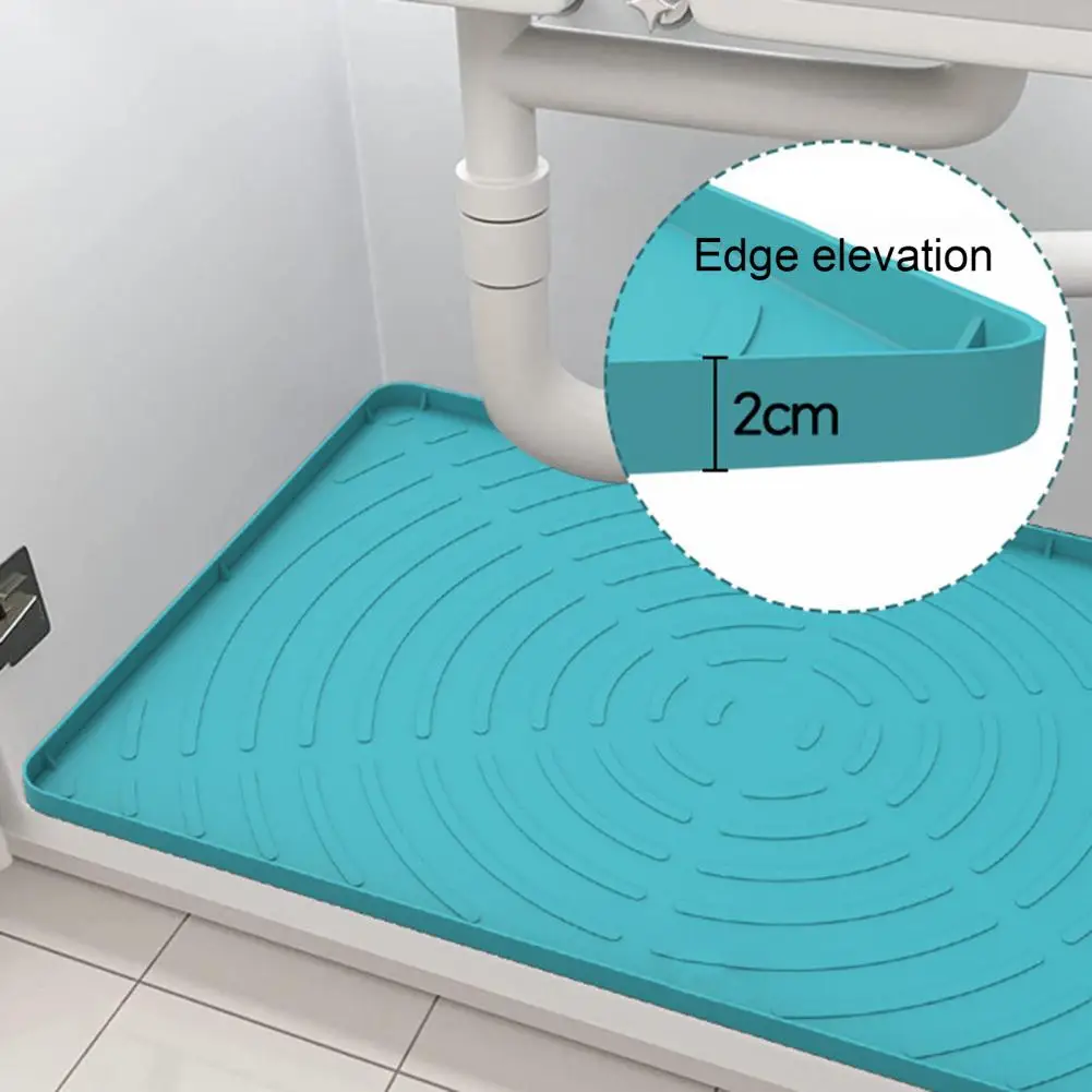 Water-resistant Sink Mat Waterproof Under-sink Mat Anti-slip Silicone Drip Tray for Kitchen Bathroom Cabinets Shelf Liner
Water-resistant Sink Mat Waterproof Under-sink Mat Anti-slip Silicone Drip Tray for Kitchen Bathroom Cabinets Shelf Liner
