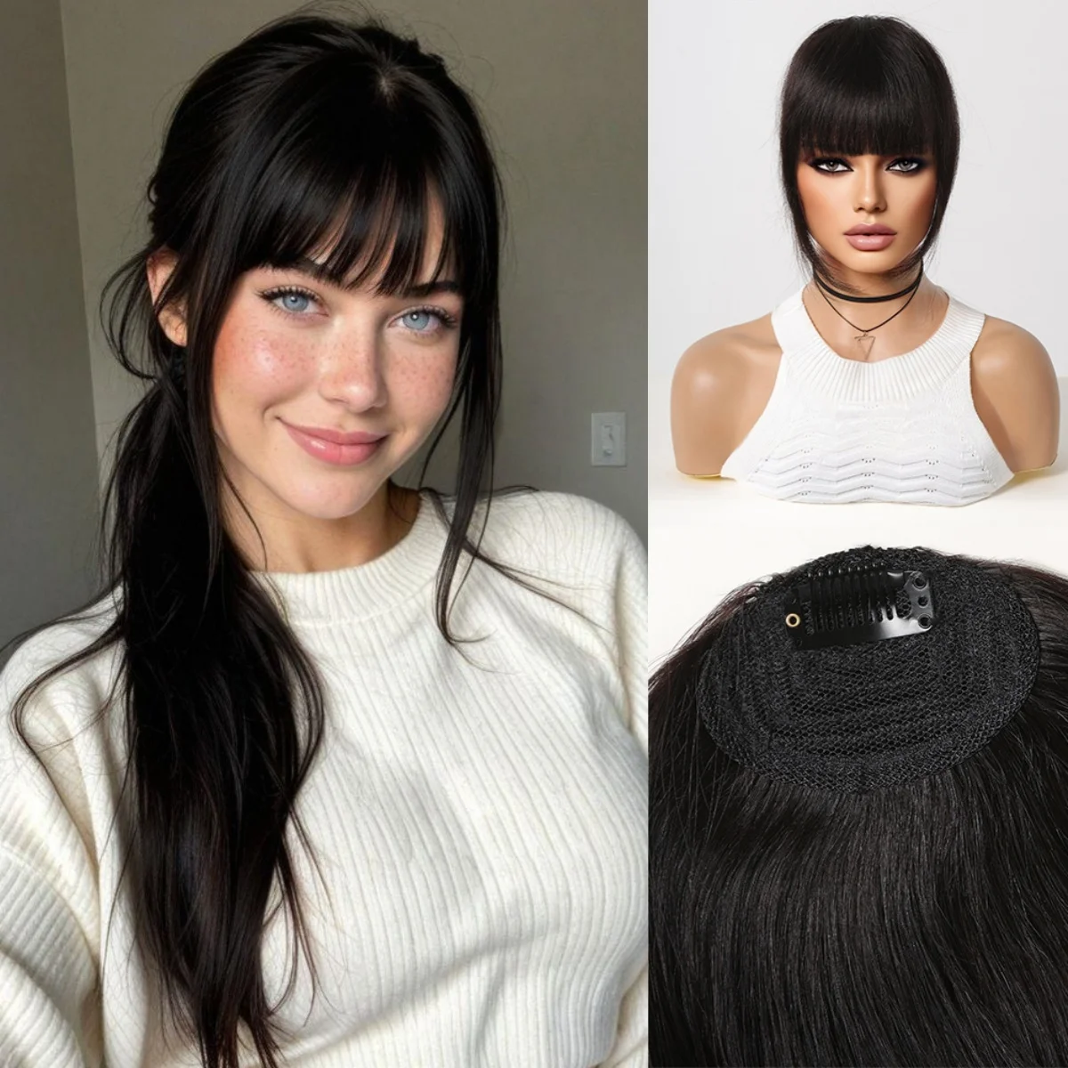 100% человеческие волосы Remy, челка с бахромой, заколки из натуральных черных человеческих волос, 3D челка с бахромой, шиньоны для женщин с истонченными волосами
100% человеческие волосы Remy, челка с бахромой, заколки из натуральных черных человеческих волос, 3D челка с бахромой, шиньоны для женщин с истонченными волосами