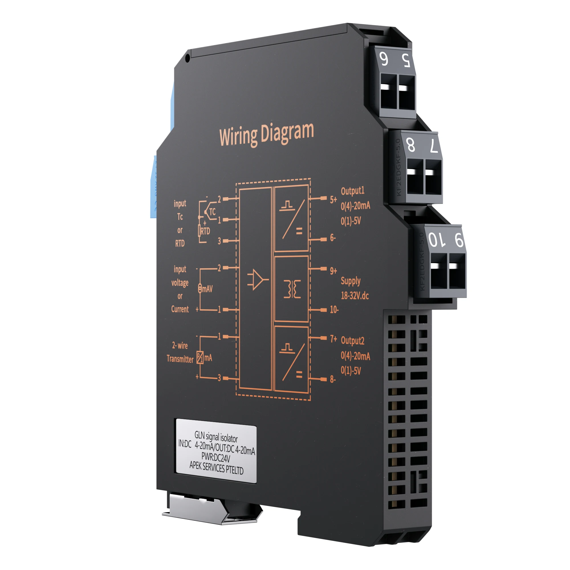 4-20mA to 0-10V 1 In 1 Out 1 In 2 Out Signal Converter 0-5V to 1-5V Signal Isolation Converter DC24V Analog Signal Isolator
4-20mA to 0-10V 1 In 1 Out 1 In 2 Out Signal Converter 0-5V to 1-5V Signal Isolation Converter DC24V Analog Signal Isolator