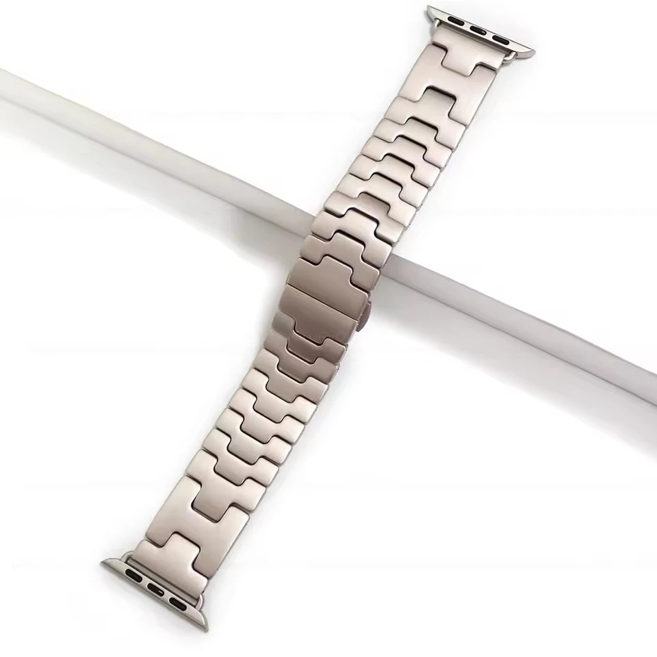 Роскошный ремешок из нержавеющей стали для Apple Watch Ultra 2 49 мм 45 мм 42 мм 44 мм браслет титанового цвета для iWatch Series 9 8 7 6 5 4 SE
Роскошный ремешок из нержавеющей стали для Apple Watch Ultra 2 49 мм 45 мм 42 мм 44 мм браслет титанового цвета для iWatch Series 9 8 7 6 5 4 SE