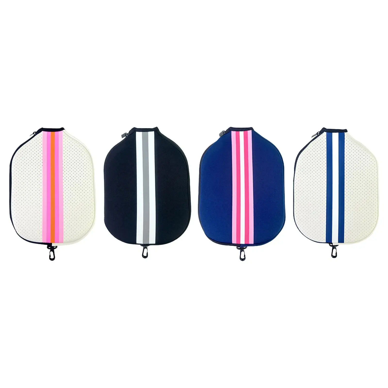 Lightweight Pickleball Paddle Cover with Hanging Hook Storage Pouch Neoprene Protective Racket Case for Paddle Tennis Equipment