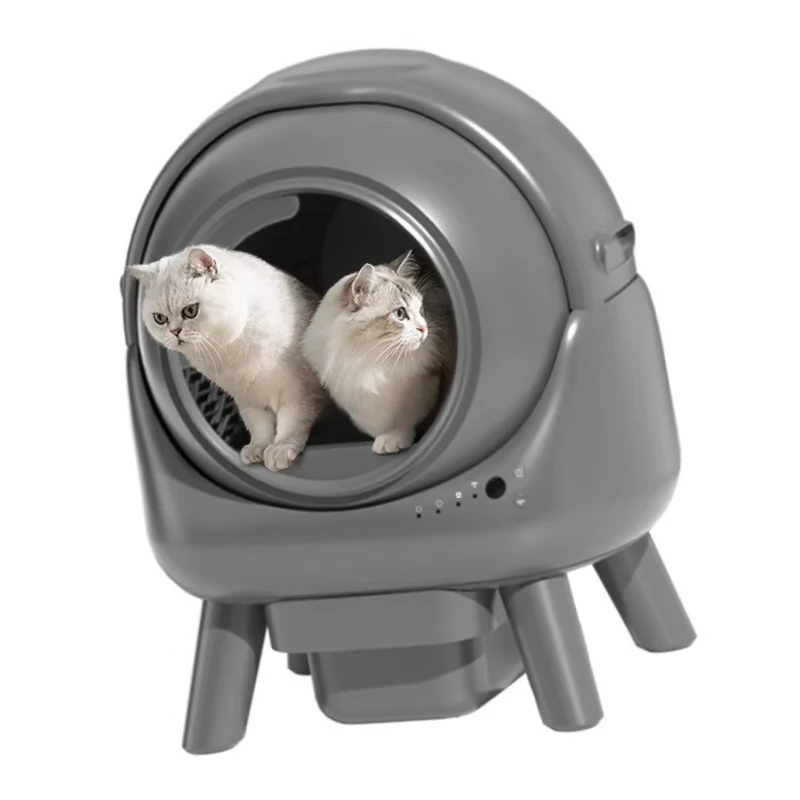 Automatic Cat Litter Box 50L Safety Anti-Pinch Smart Cat Toilet Intelligent Self Cleaning Litter Box for Cats
Automatic Cat Litter Box 50L Safety Anti-Pinch Smart Cat Toilet Intelligent Self Cleaning Litter Box for Cats