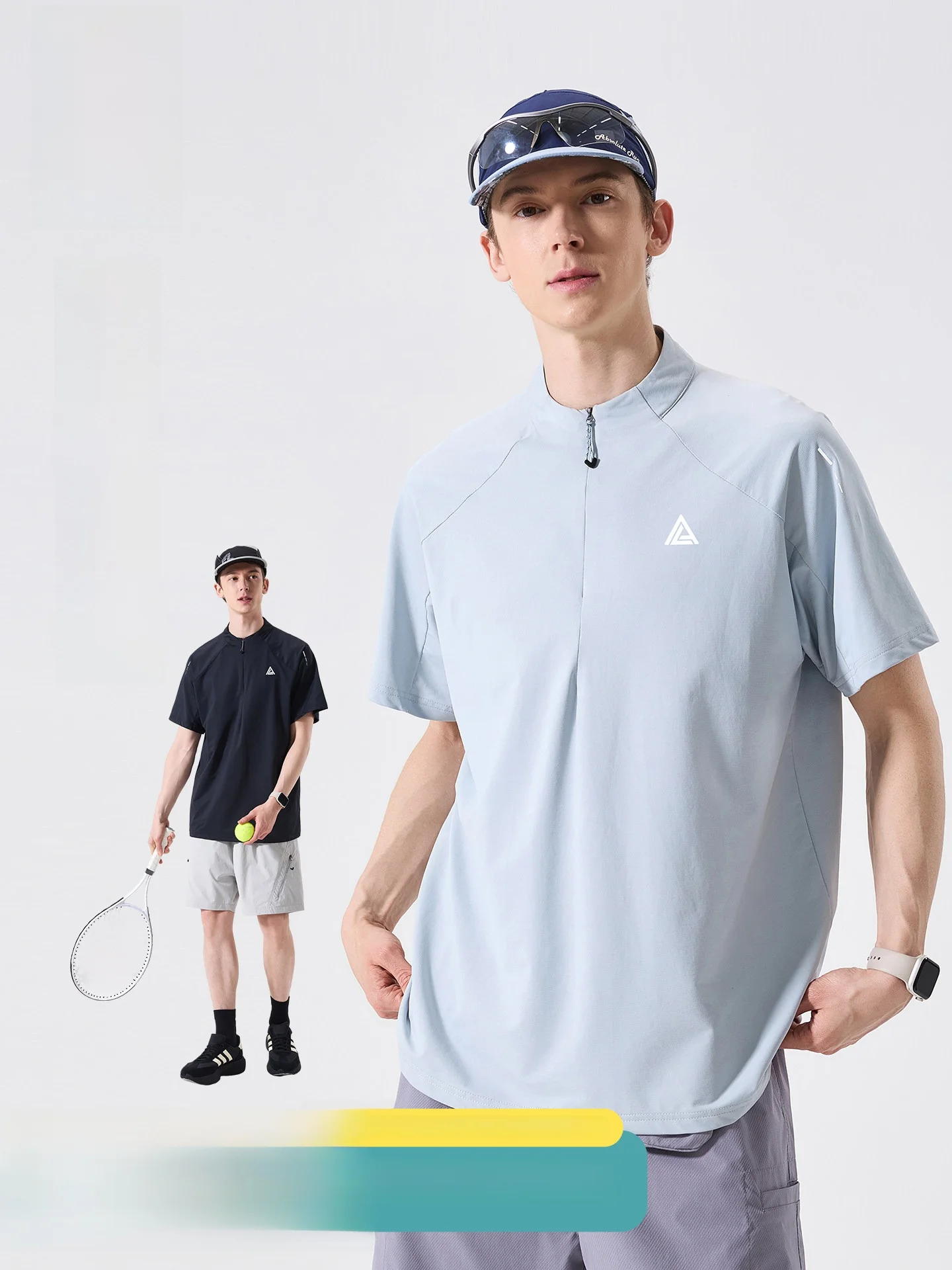 LAZY DAY Outdoor Quick Dry Half Zipper Sport Short Sleeve T-Shirt Men Summer Ice Sensation Cool Skin Hiking Top Polyester Cot...
LAZY DAY Outdoor Quick Dry Half Zipper Sport Short Sleeve T-Shirt Men Summer Ice Sensation Cool Skin Hiking Top Polyester Cot...